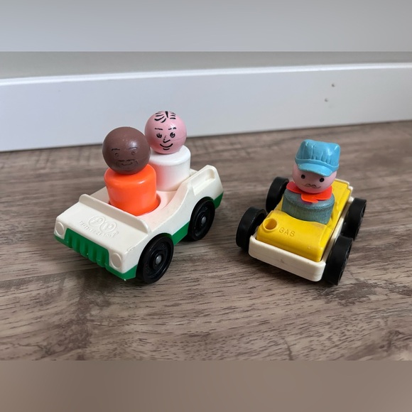 Fisher-Price Other - Vintage Fisher-Price Classic Toy Cars Set with little people Figures